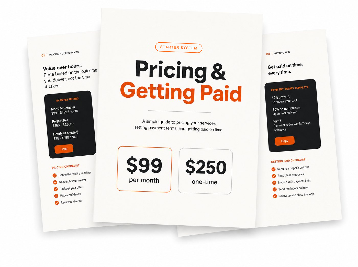 The Pricing and Getting Paid guide